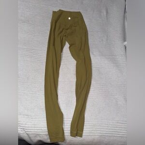 Lululemon mustard colored Leggings